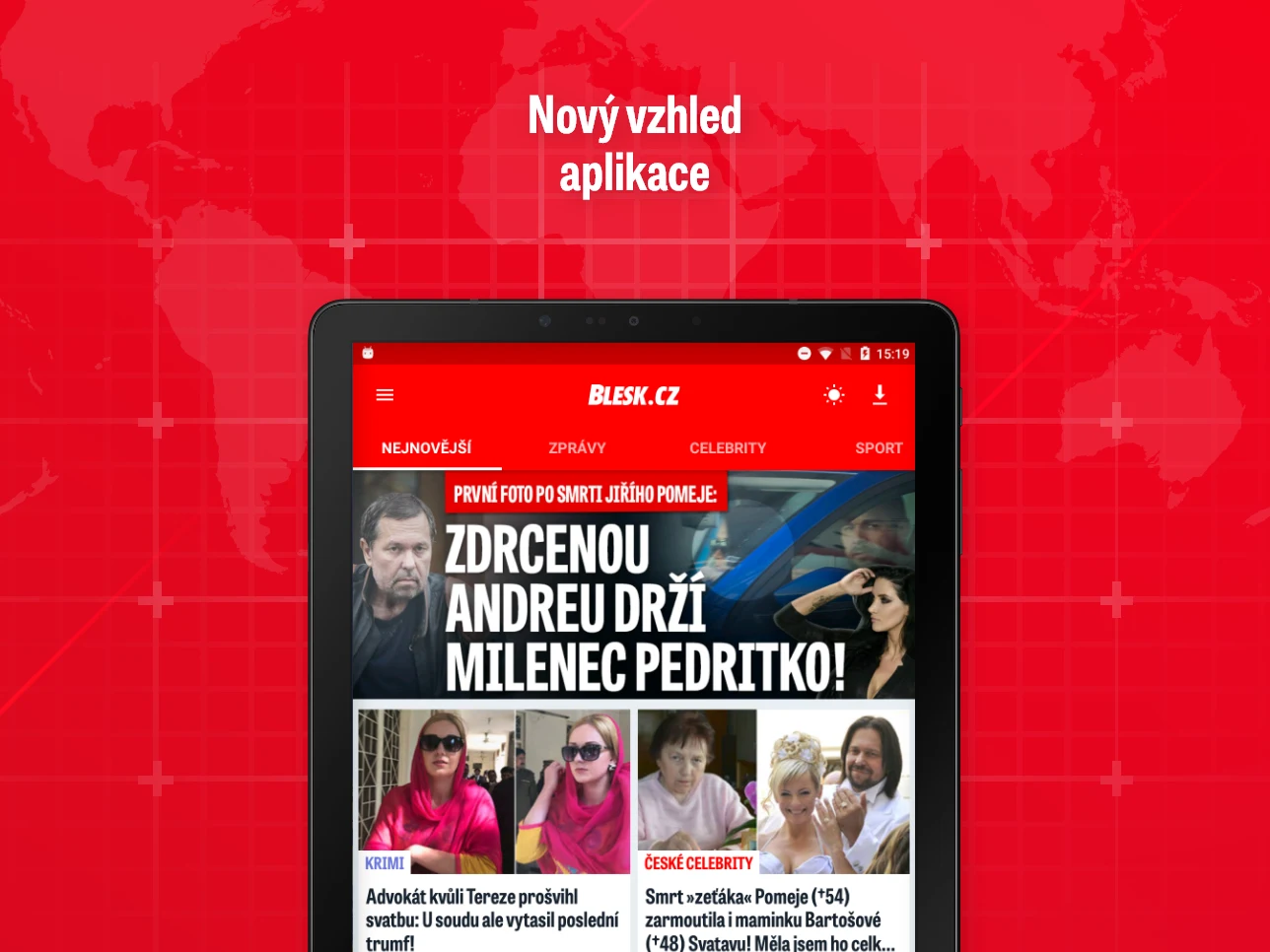 Blesk: zprávy, slavní, sport screenshot