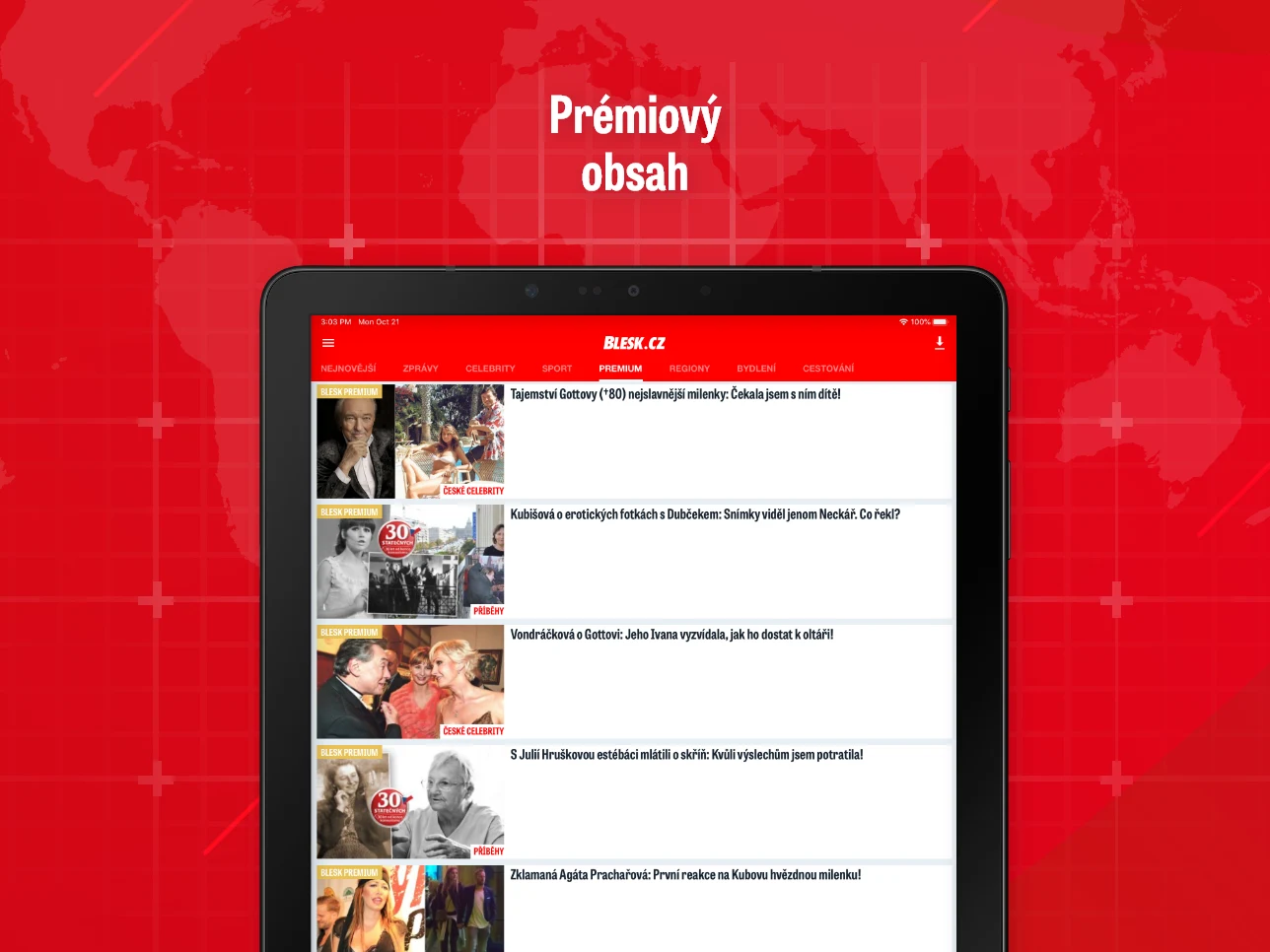 Blesk: zprávy, slavní, sport screenshot