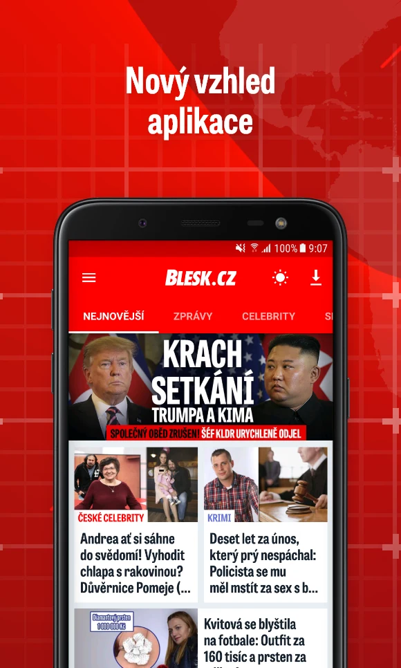 Blesk: zprávy, slavní, sport screenshot